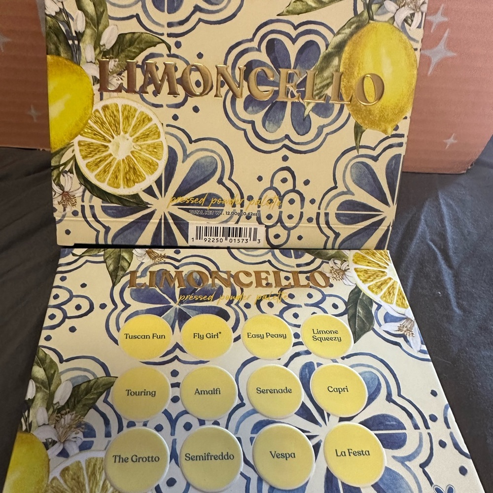 Discontinued Colourpop Limoncello Eyeshadow Palette